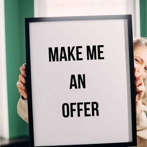 Always taking reasonable offers!